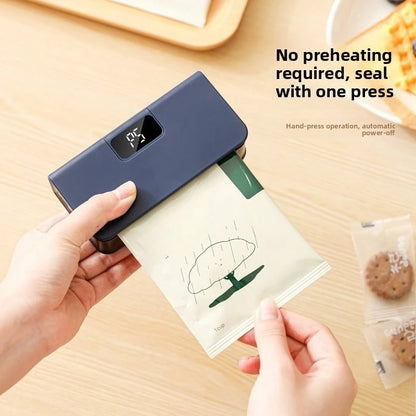 Rechargeable Mini Bag Sealer with Cutter & Magnet