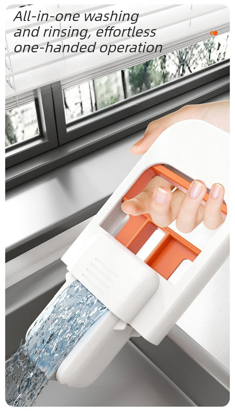 Primeza Mini Mop | Retractable Wet & Dry Cleaning Mop for Kitchen, Bathroom & Car