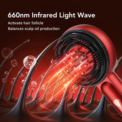 Electric Vibration Scalp Massager & Hair Growth Comb