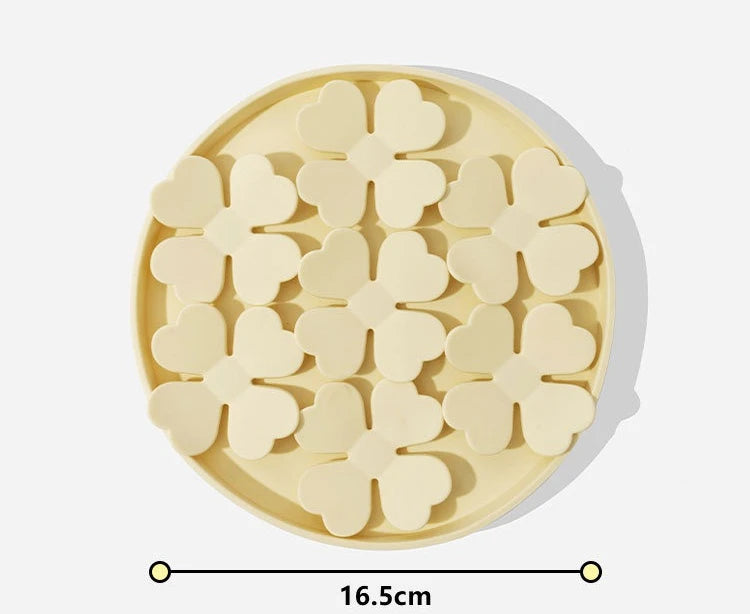 Petal-Shaped Silicone Lick Mat for Dogs & Cats | Slow Feeder with Suction Cup