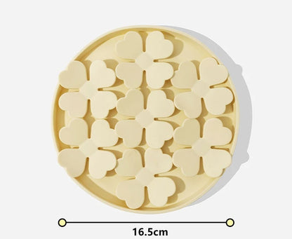 Petal-Shaped Silicone Lick Mat for Dogs & Cats | Slow Feeder with Suction Cup
