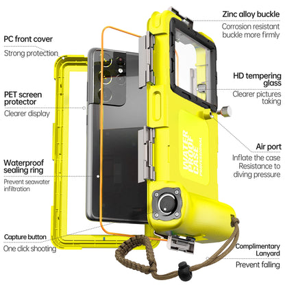 IP68 Waterproof Phone Case 15m/50ft – Universal 6.9" | Diving & Underwater Photography