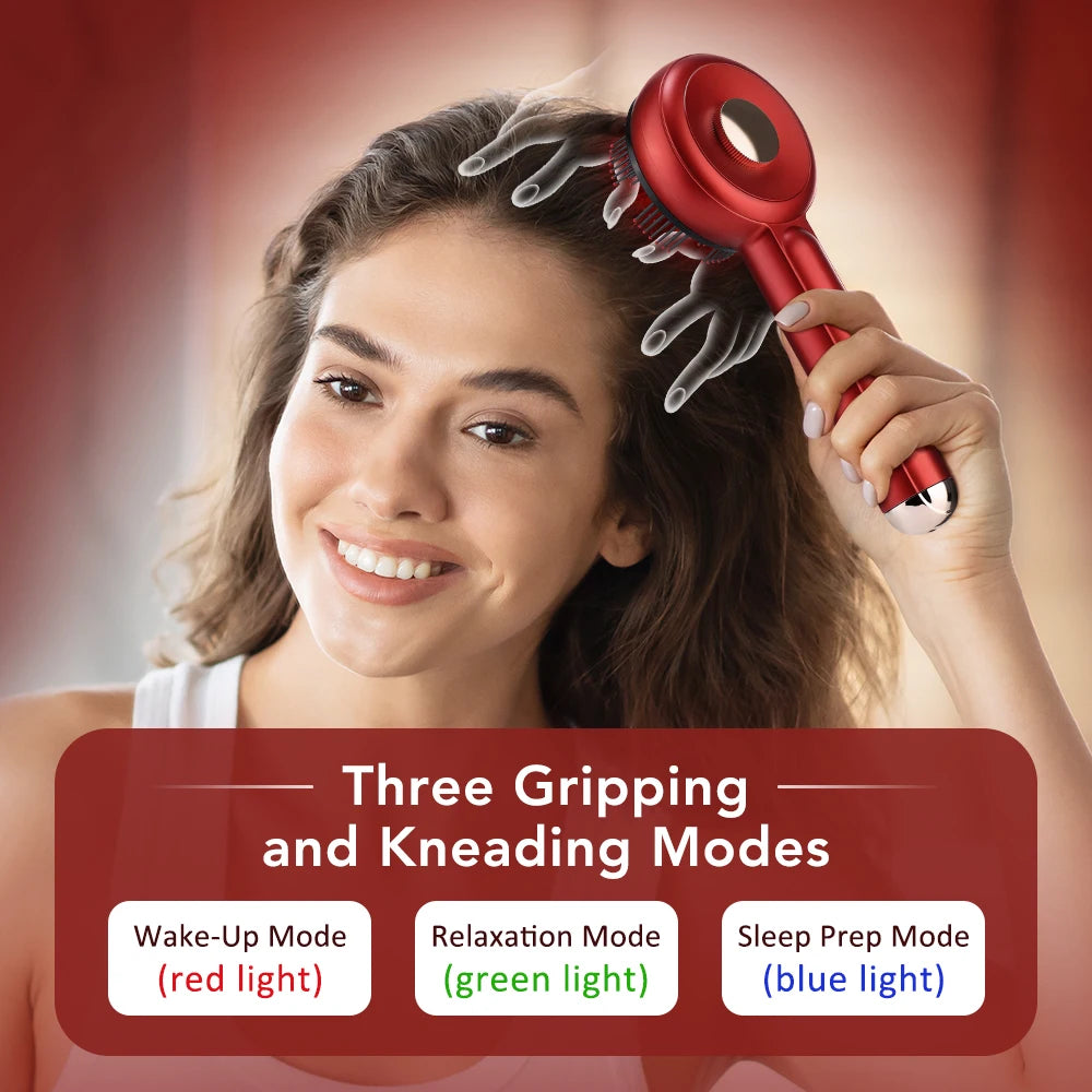 Electric Vibration Scalp Massager & Hair Growth Comb