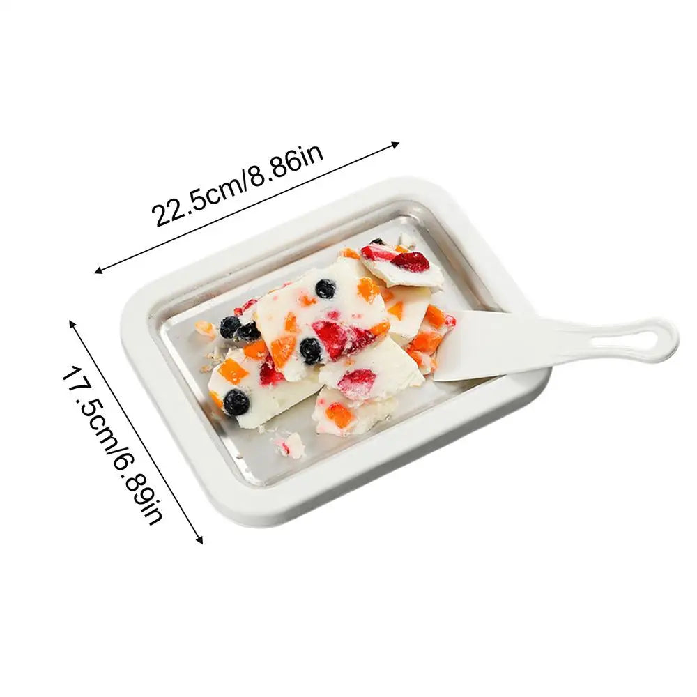 DIY Rolled Ice Cream Making Kit with 2 Spatulas