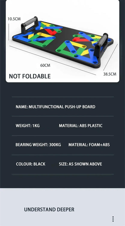 Push Up Board Set – Multifunctional Foldable Fitness Trainer