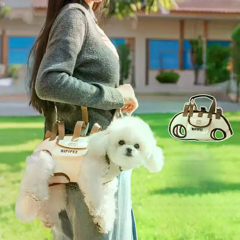 Portable Pet Carrier Bag Adjustable Shoulder Handheld Travel Bag for Dogs Cats