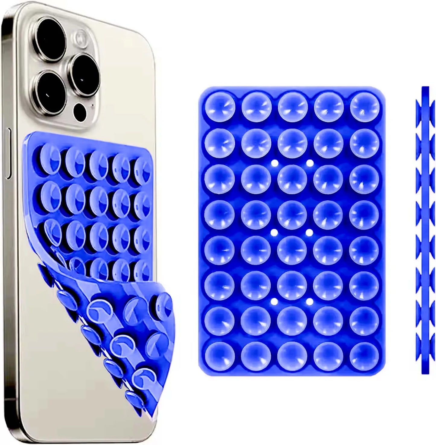 Silicone Suction Cup Phone Mount – Double-Sided Hands-Free Grip | Selfie & Video Holder | iPhone & Android