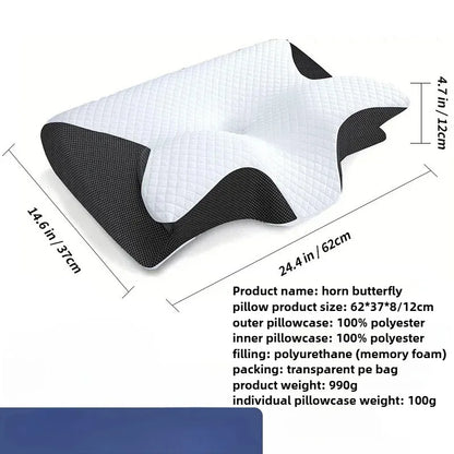 Ergonomic Memory Foam Cervical Neck Pillow