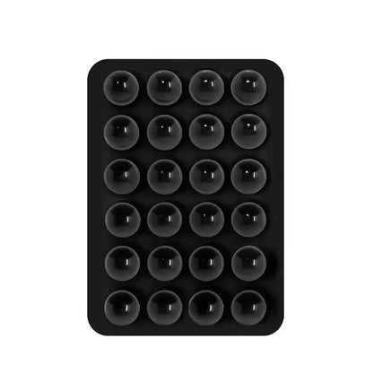 Silicone Suction Phone Holder Mat – Anti-Slip Wall Mount & Desk Stand | No-Drill Phone Grip