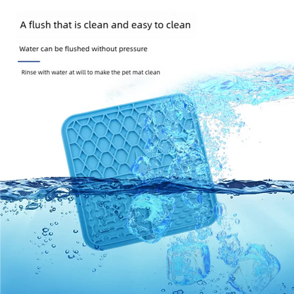 Silicone Lick Mat for Dogs & Cats | Slow Feeder with Suction Cups