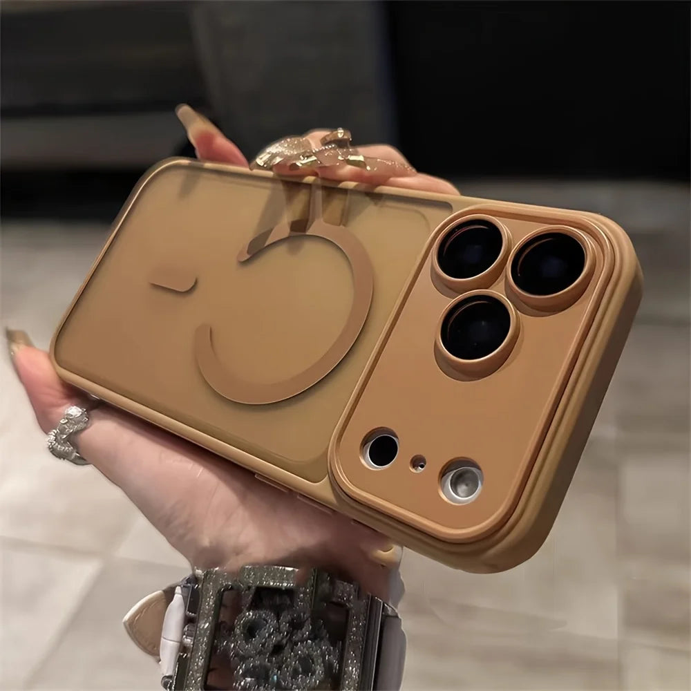 Magnetic Luxury Matte Translucent Phone Case – MagSafe Compatible | iPhone 17 Air 16 15 14 13 12 11 Series