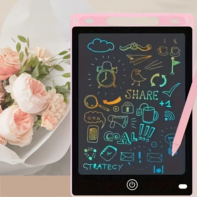 1Pcs 8.5inch Lcd Writing Tablet - Electronic Drawing Board and Doodle Board, Suitable for Office Use, Easy-To-Erase Writing Board for Students' Drafts