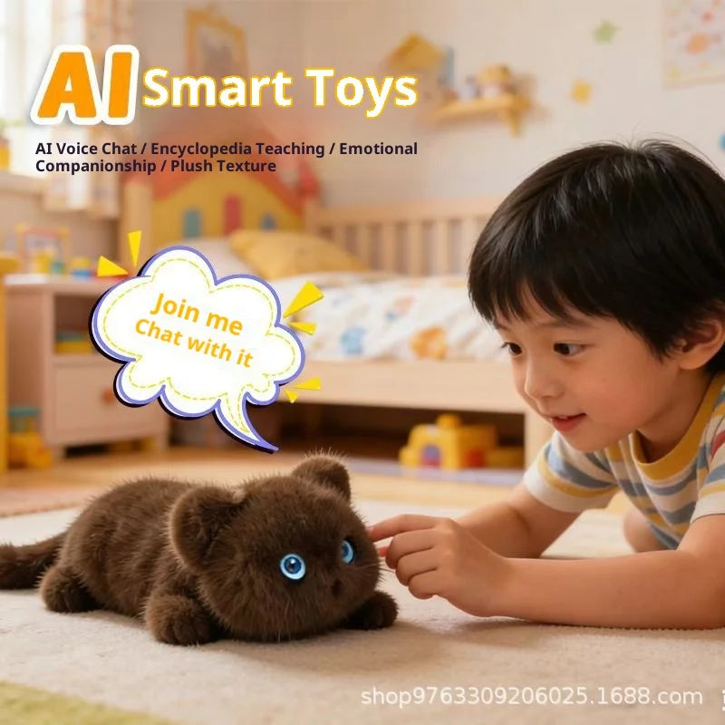 Intelligent Ai Talking Plush Toy In Stock Cute Stuffed Doll Interactive Desk Companion Soft Stuffed Animal Best Friend Gift