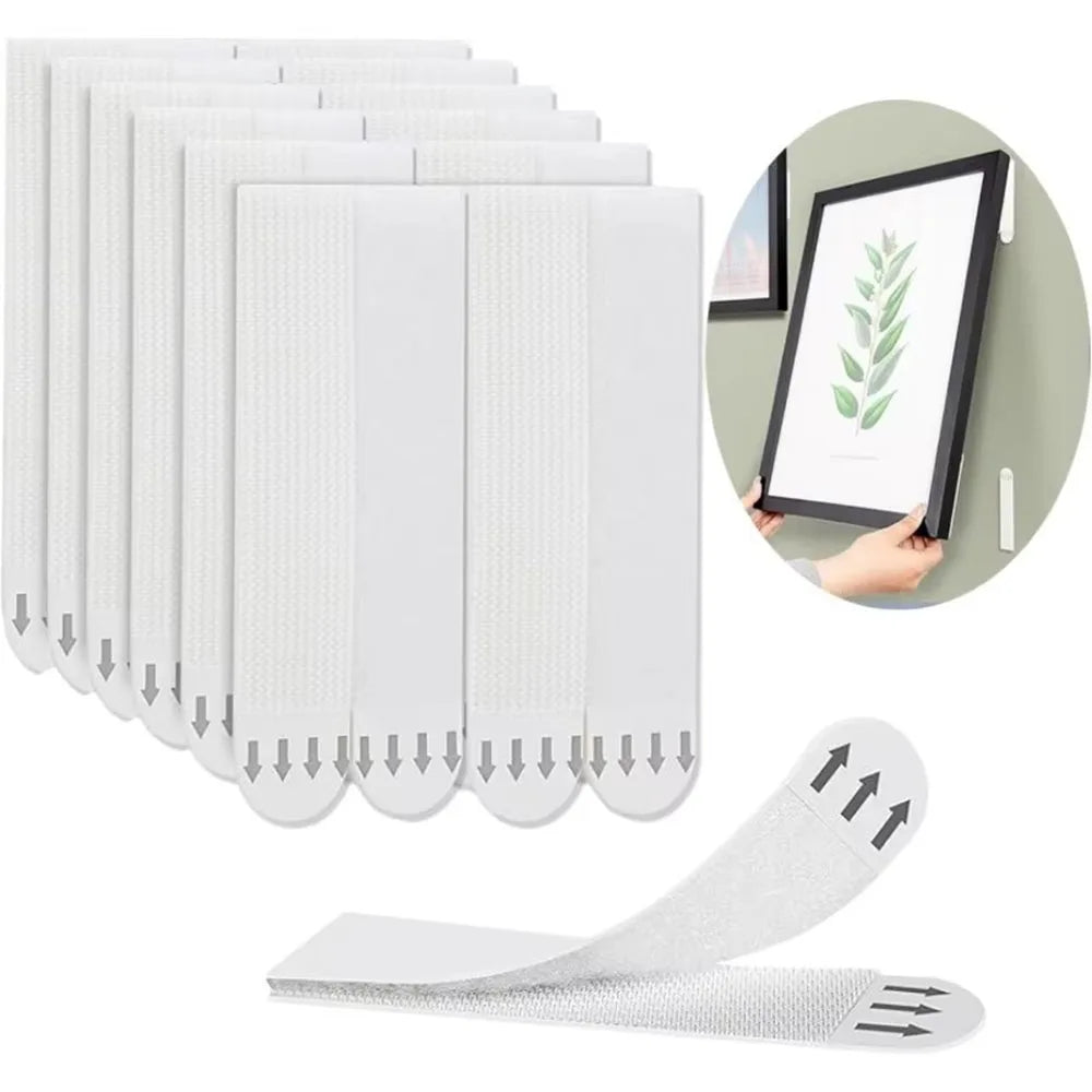 Heavy Duty Picture Hanging Strips | No Drill | Damage-Free | Waterproof Adhesive Hooks