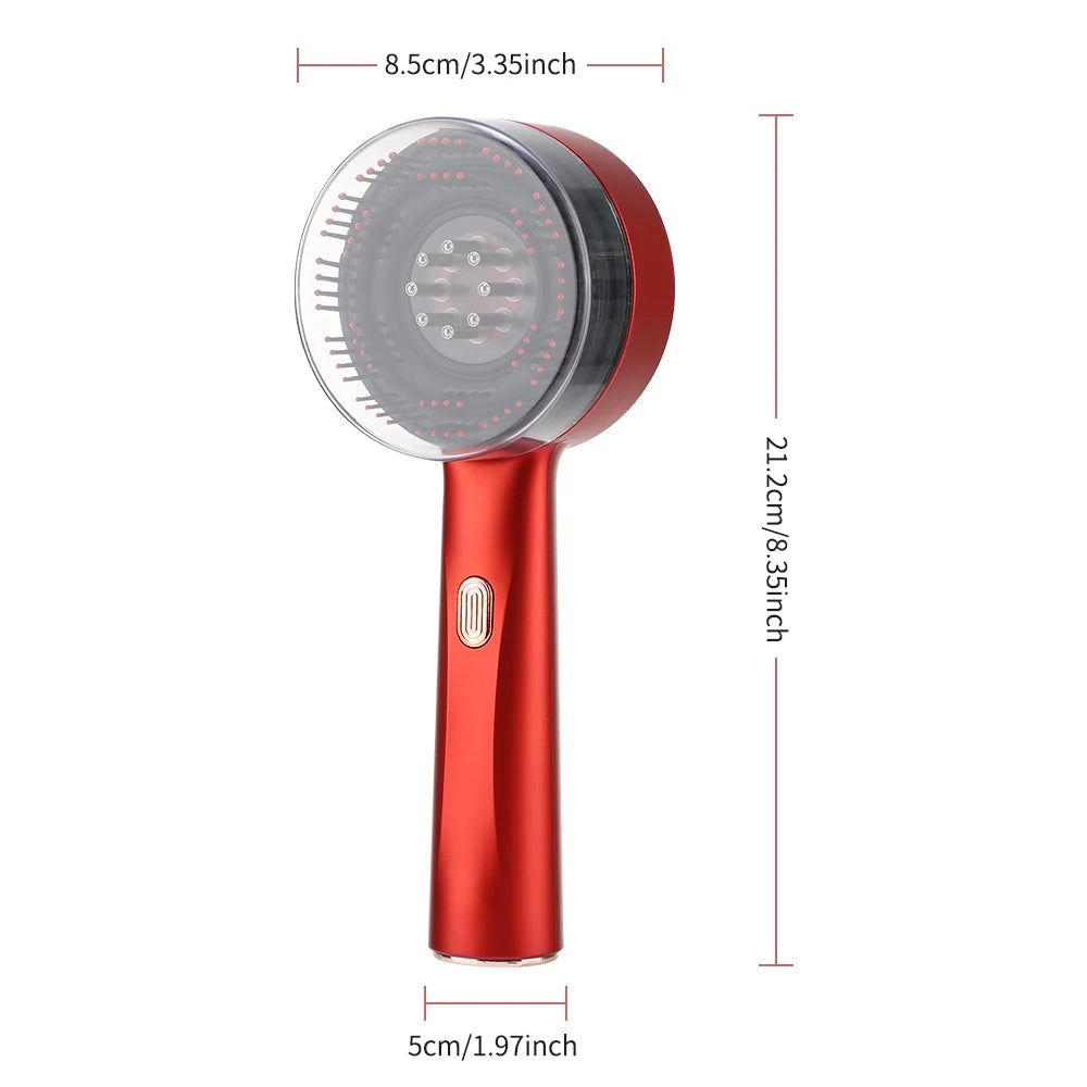 Electric Vibration Scalp Massager & Hair Growth Comb