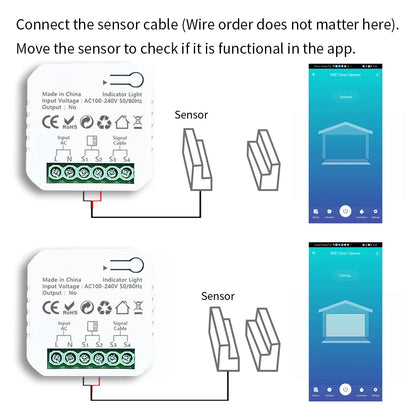 Smart WiFi Garage Door & Sliding Gate Controller | App Remote | Tuya Compatible
