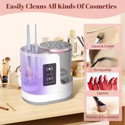 Professional Electric Makeup Brush Cleaner & Dryer Station | USB Plug