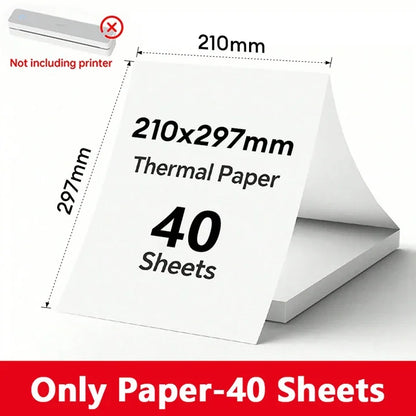 HPRT MT610 Mini Thermal Printer – Wireless A4 Document Printer