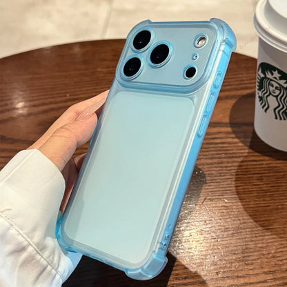 Matte Clear Phone Case with Holder – Magnetic, Shockproof & Anti-Scratch | iPhone 11–17 Pro Max, Air, 16E, XS, XR