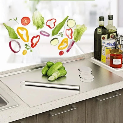 Double-Panel Stainless Steel Pastry & Prep Board