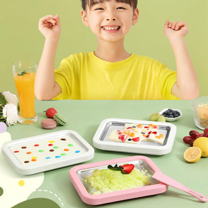 DIY Rolled Ice Cream Making Kit with 2 Spatulas