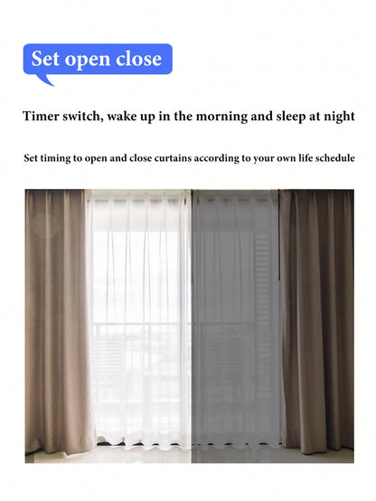 Smart Automatic Curtain Opener – Remote & App Controlled Motor