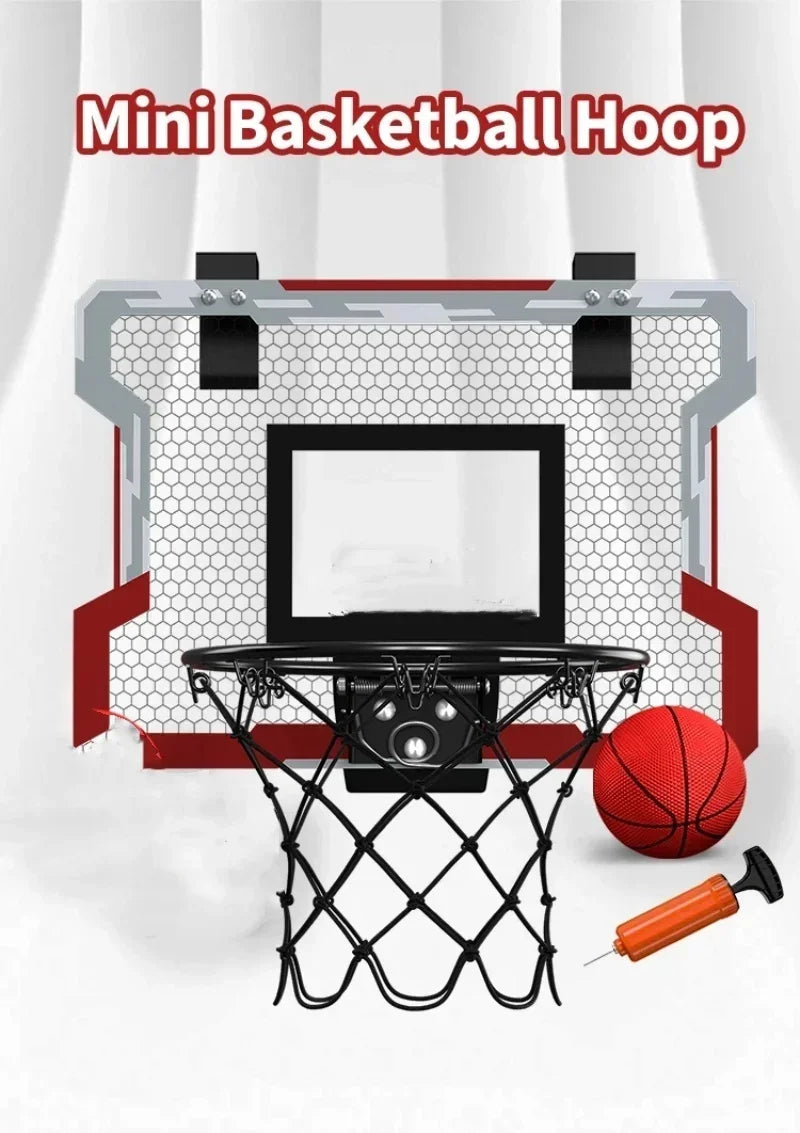Kids Mini Basketball Hoop Set – Wall Mount with Scoreboard Option