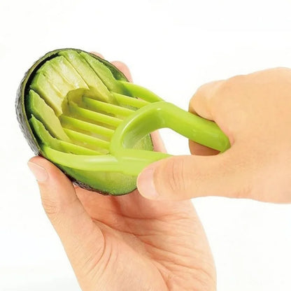 3-in-1 Avocado Slicer, Pitter & Peeler — Food-Grade Plastic Kitchen Tool