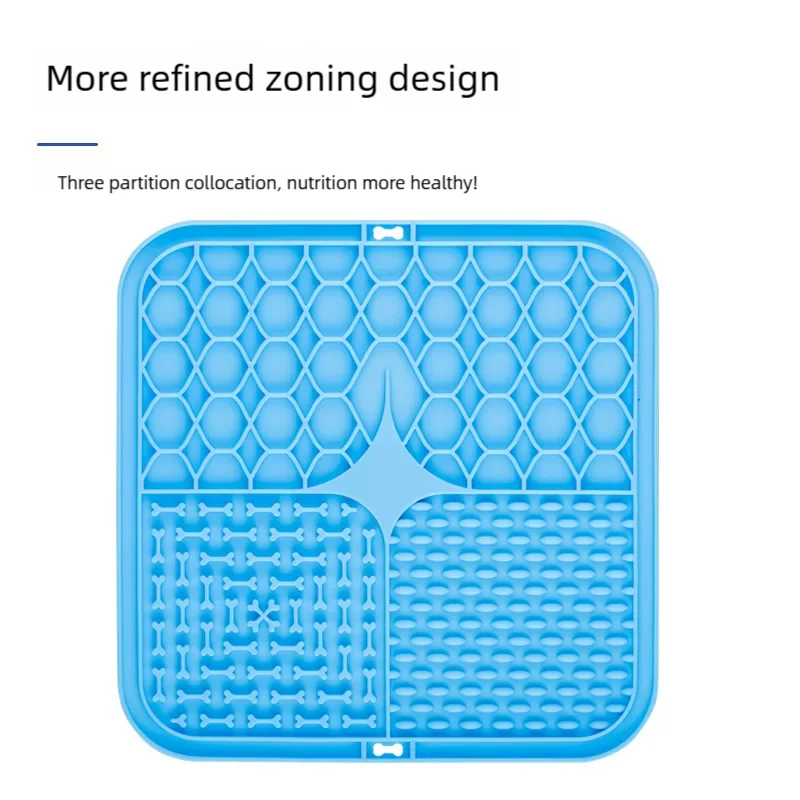 Silicone Lick Mat for Dogs & Cats | Slow Feeder with Suction Cups