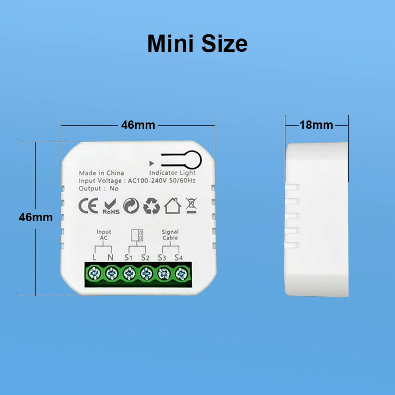 Smart WiFi Garage Door & Sliding Gate Controller | App Remote | Tuya Compatible