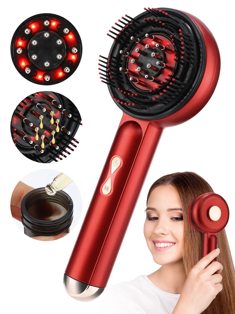 Electric Vibration Scalp Massager & Hair Growth Comb