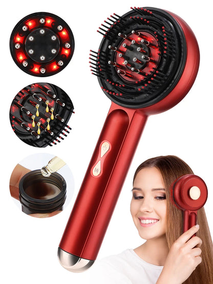Electric Vibration Scalp Massager & Hair Growth Comb