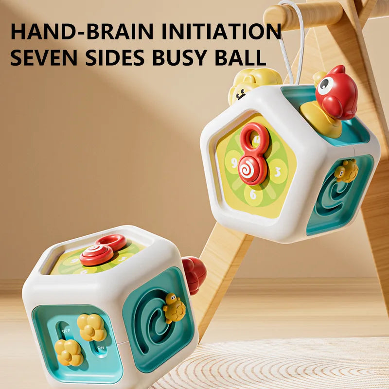 Montessori Busy Board with Switches Sensory Toys for Toddlers to Learn Life Skills