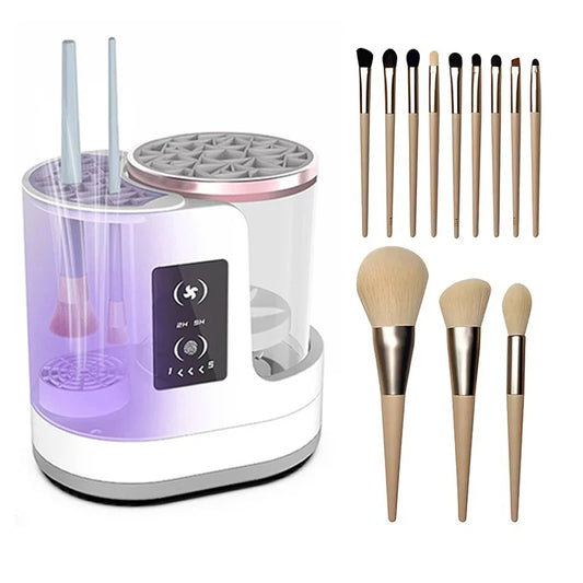 Professional Electric Makeup Brush Cleaner & Dryer Station | USB Plug