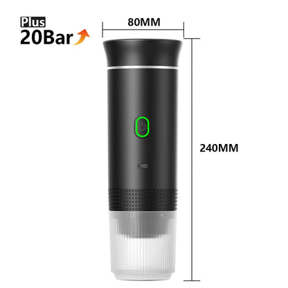 Portable Espresso Coffee Machine – Car, Home & Camping