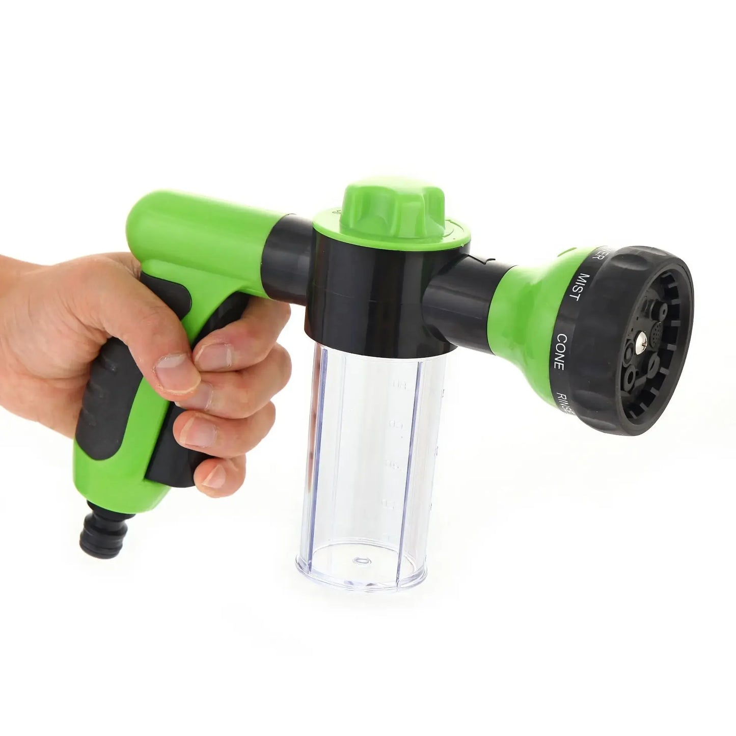 8-in-1 High Pressure Pet Shower Sprayer with Foam – Dog Bath & Garden Hose Nozzle