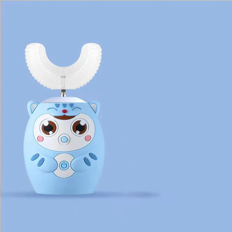 360° Sonic Electric Toothbrush for Kids – IPX7 Waterproof with Blue Light