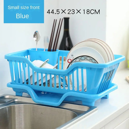 Dish Drying Rack with Drain Board – Countertop Kitchen Organiser