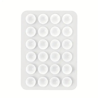 Silicone Suction Phone Holder Mat – Anti-Slip Wall Mount & Desk Stand | No-Drill Phone Grip