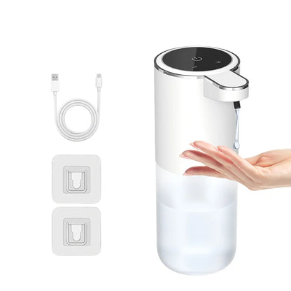 380ML Touchless Automatic Soap Dispenser – Foam & Gel, 4-Speed, IPX5 Waterproof