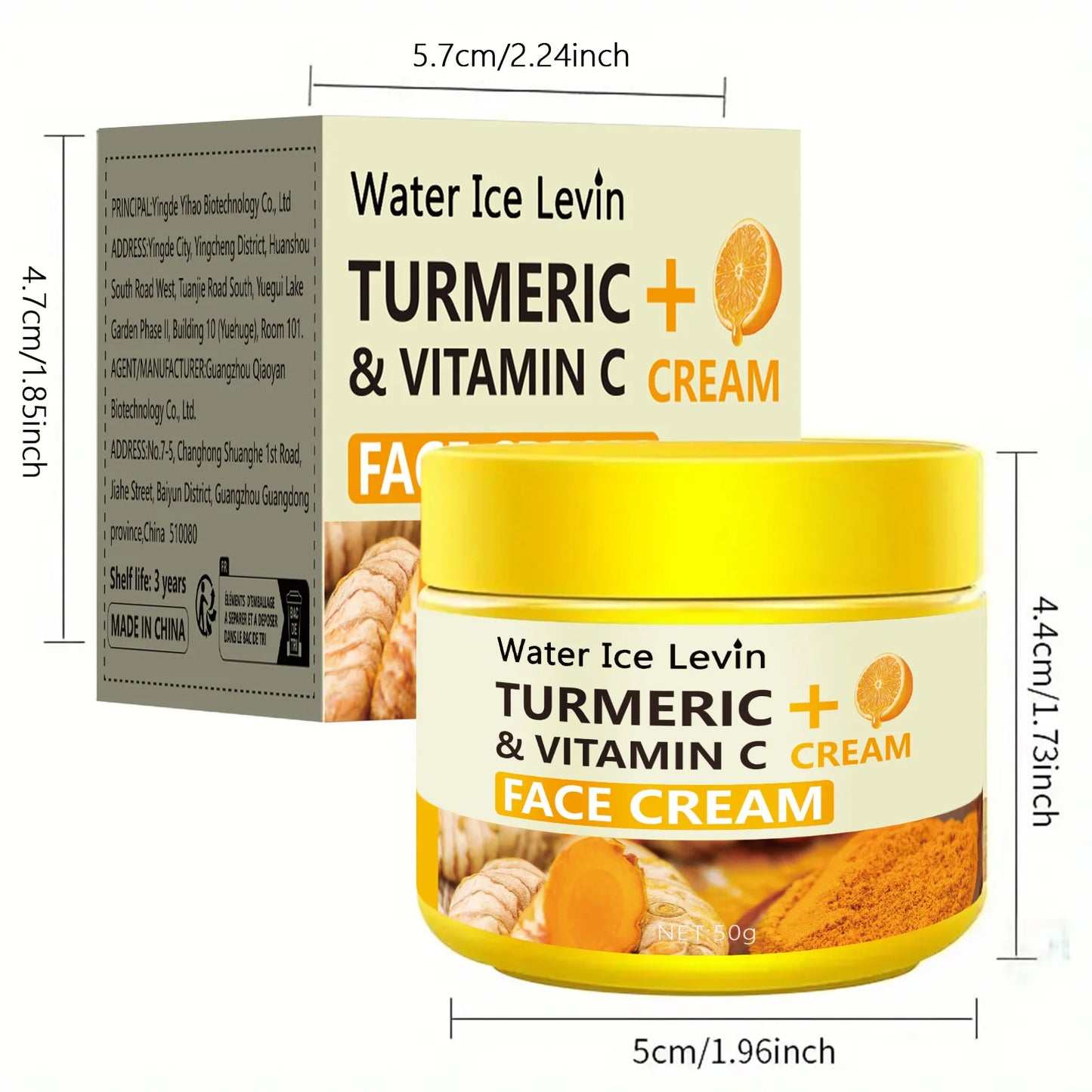 Turmeric & Vitamin C Anti-Aging Moisturising Cream