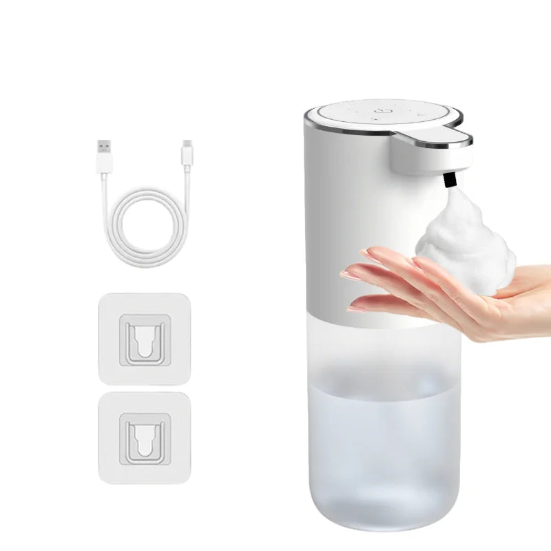 380ML Touchless Automatic Soap Dispenser – Foam & Gel, 4-Speed, IPX5 Waterproof