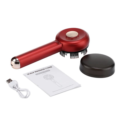 Electric Vibration Scalp Massager & Hair Growth Comb