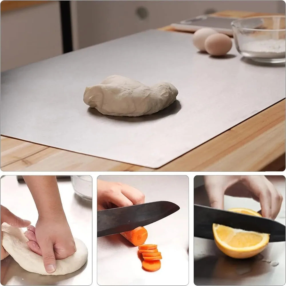 Double-Panel Stainless Steel Pastry & Prep Board