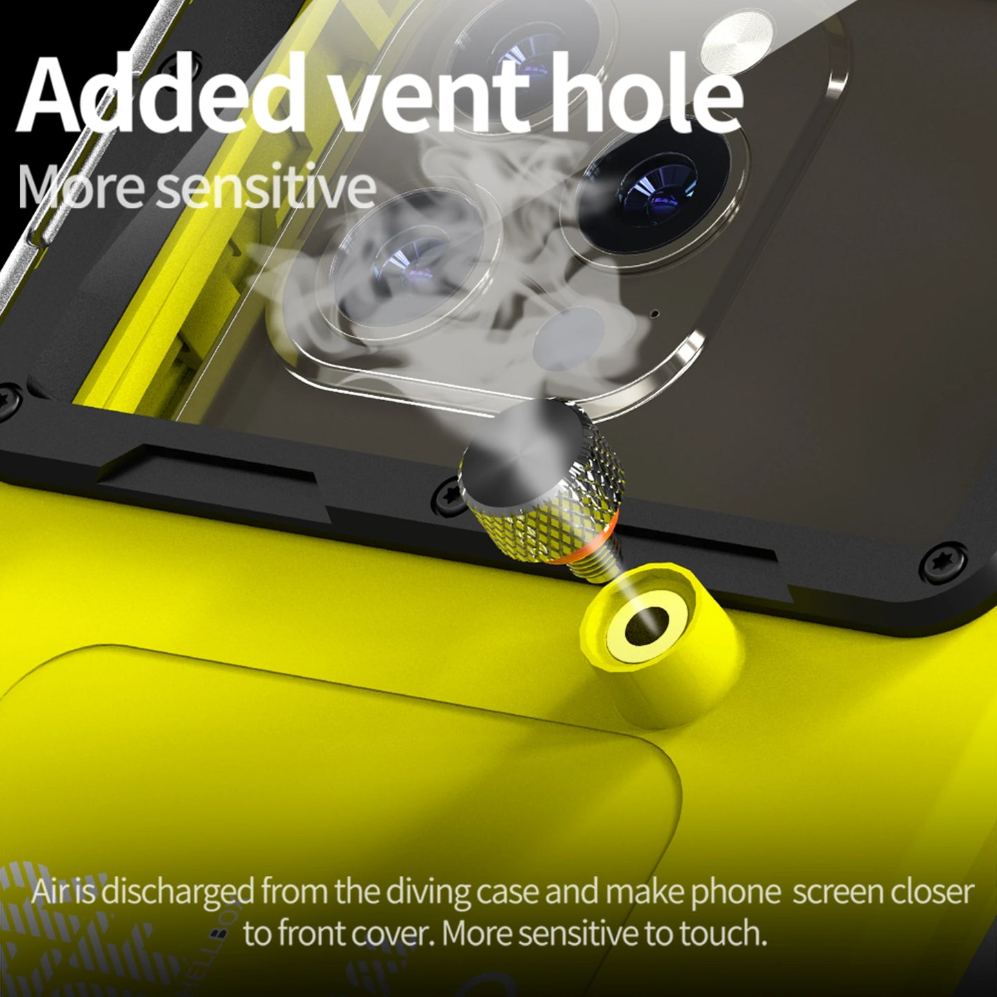 IP68 Waterproof Phone Case 15m/50ft – Universal 6.9" | Diving & Underwater Photography