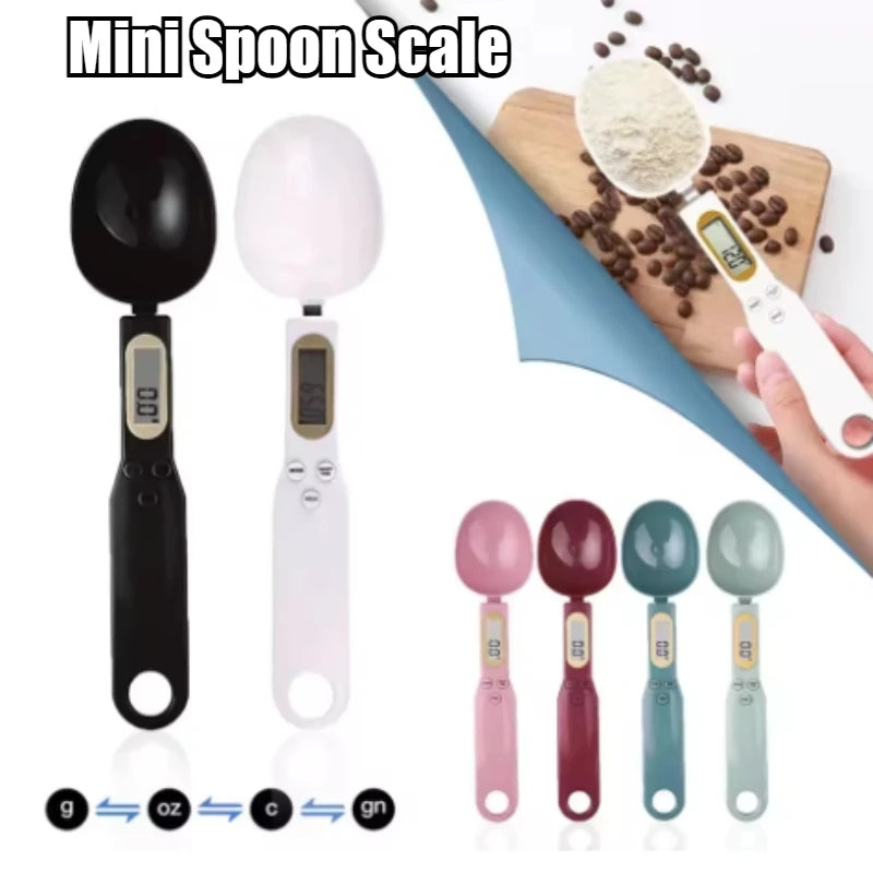 Mini Digital Spoon Scale – 0.1g to 500g Precision Kitchen Scale
