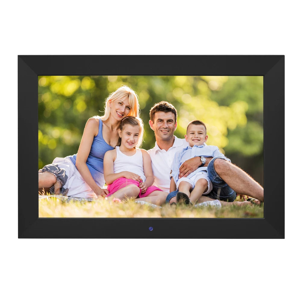 10 Inch Digital Photo Frame | 1280x800 HD IPS | 1080P Video | Music | Calendar | Remote Control