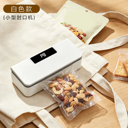Rechargeable Mini Bag Sealer with Cutter & Magnet