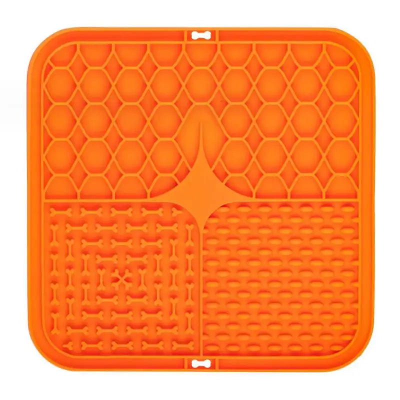 Silicone Lick Mat for Dogs & Cats | Slow Feeder with Suction Cups