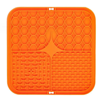 Silicone Lick Mat for Dogs & Cats | Slow Feeder with Suction Cups